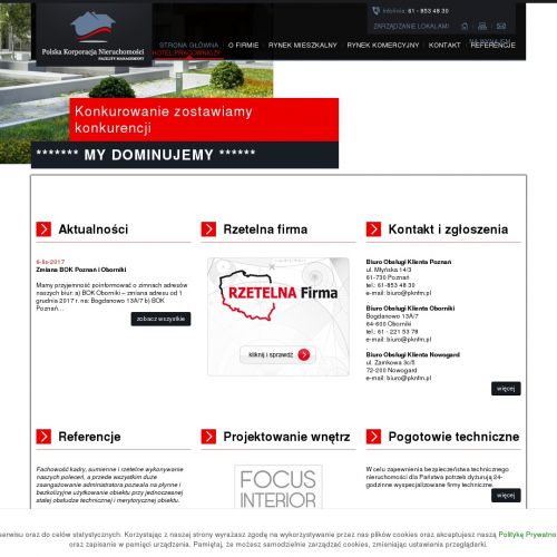 Utrzymanie techniczne nieruchomośći - Oborniki