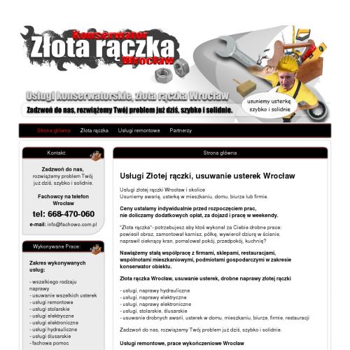 Naprawianie usterek Wrocław