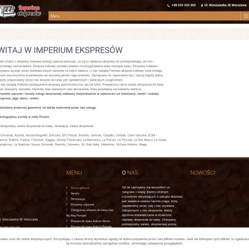 Ekspres la cimbali używany - Warszawa