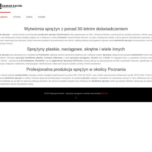 Poznań - sprężyny naciągowe producent