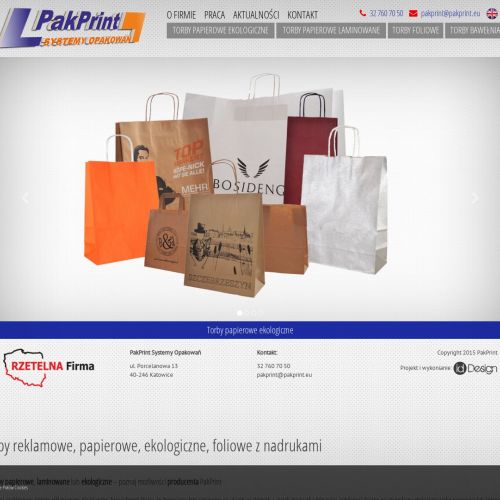 Bydgoszcz - torby papierowe szare