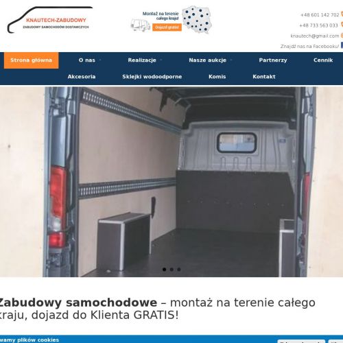 Zabudowa aut dostawczych - Katowice