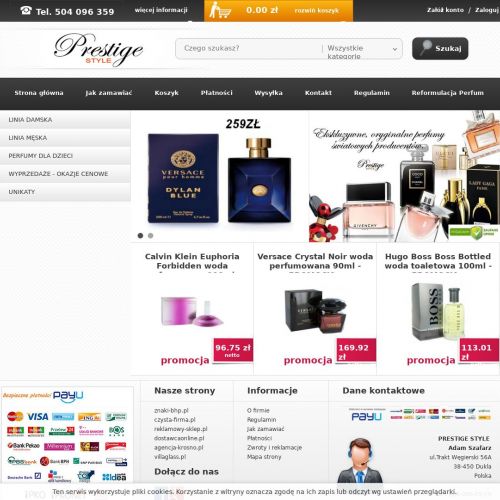 Perfumy męskie sklep internetowy
