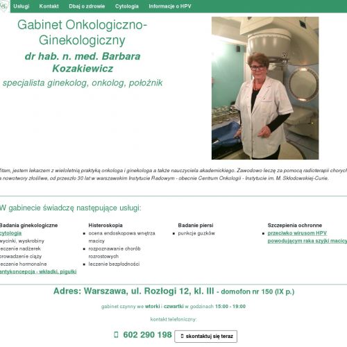 Warszawa - ginekolog bemowo