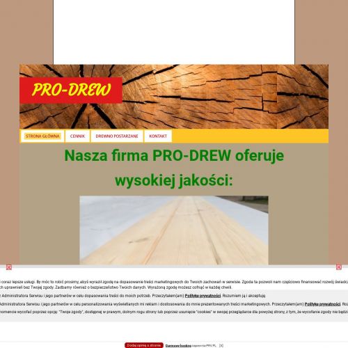 Deski tarasowe sosnowe