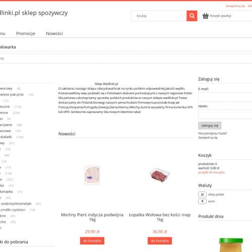 Kiełbasa swojska wysyłka dania