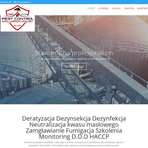 Zabezpieczenie obiektów przed szkodnikami - Radom