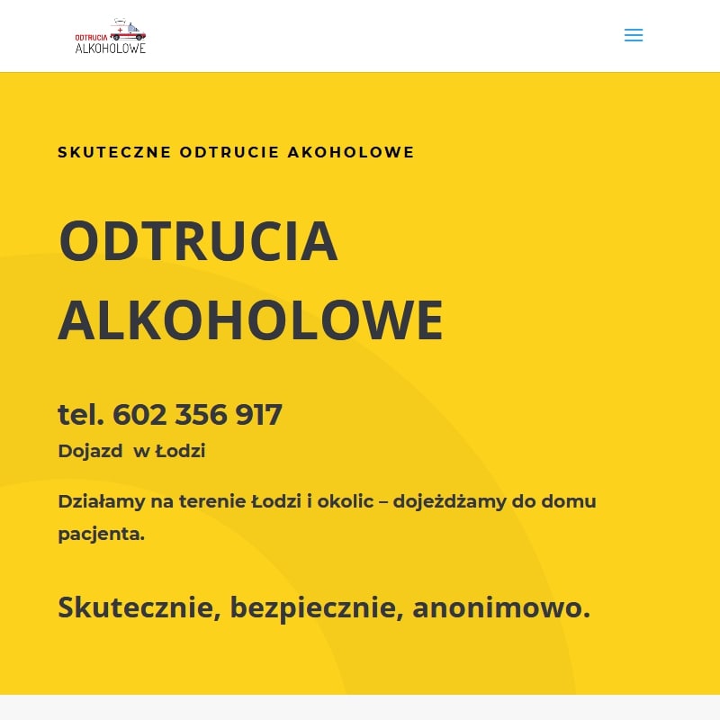 Odtrucia alkoholowe łódź w Łodzi
