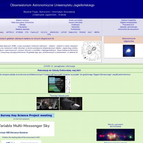 Studia astronomiczne w Krakowie