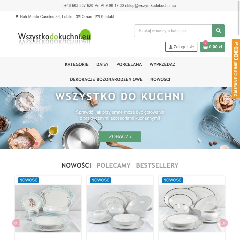 Krosno - porcelana chodzież iwona złota linia