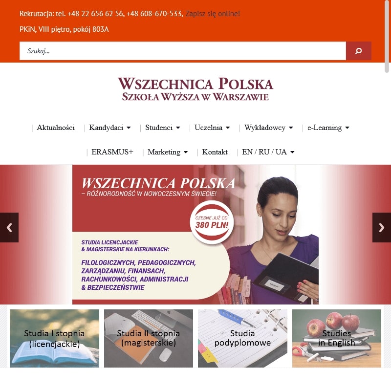 Warszawa - diagnoza i terapia pedagogiczna studia podyplomowe