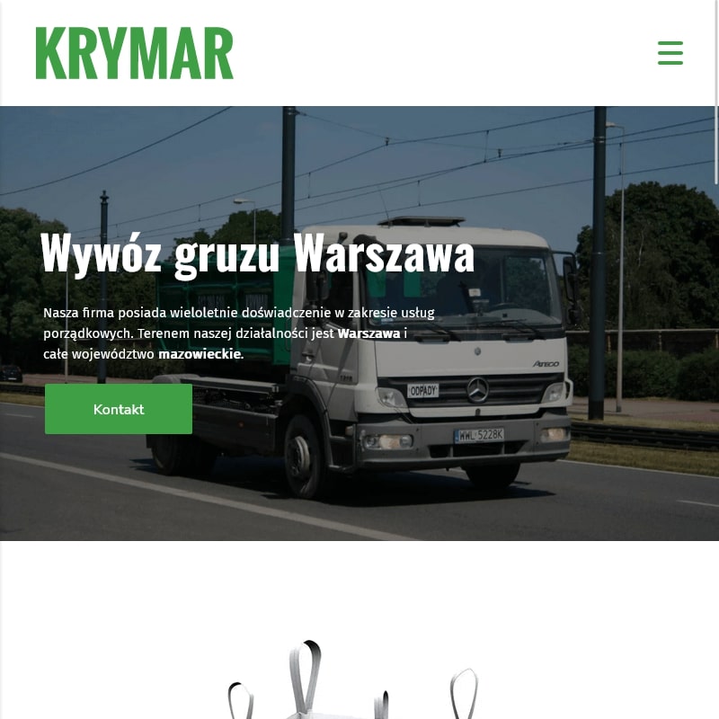 Wywóz big bag - Warszawa