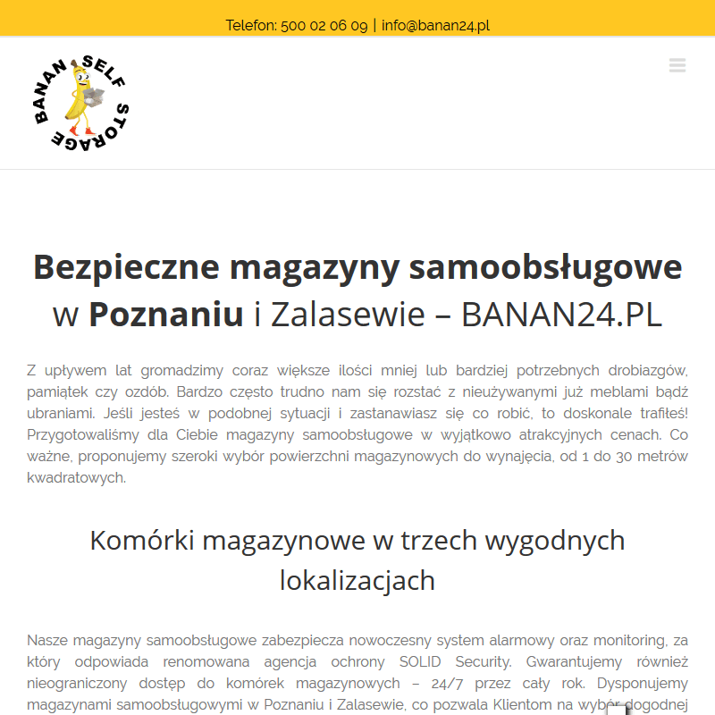 Magazyn poznań wynajem