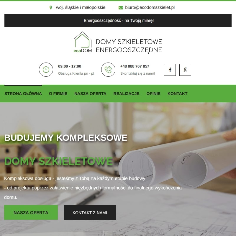 Domy szkieletowe stan deweloperski małopolskie w Bielsku-Białej