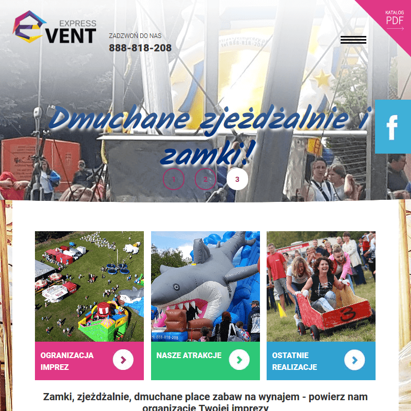 Dmuchańce wynajem gorzów - Poznań