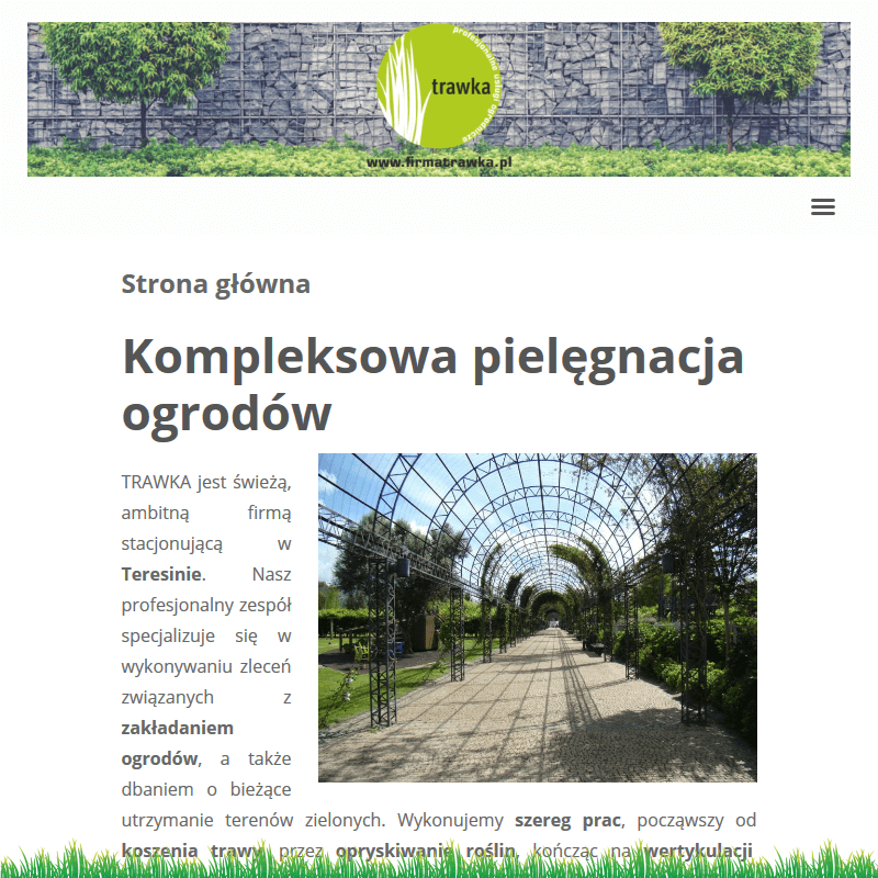 Profesjonalne ogrody w Grodzisku Mazowieckim