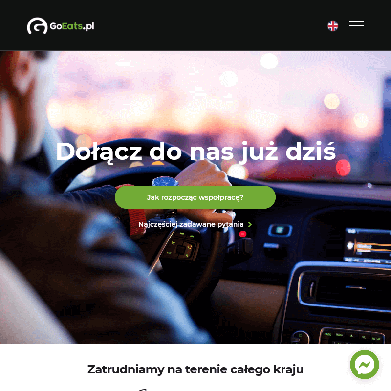 Uber eats praca Olsztyn