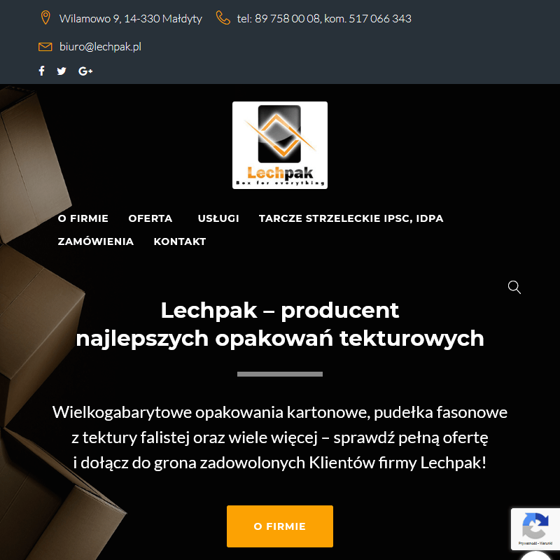 Opakowania z tektury