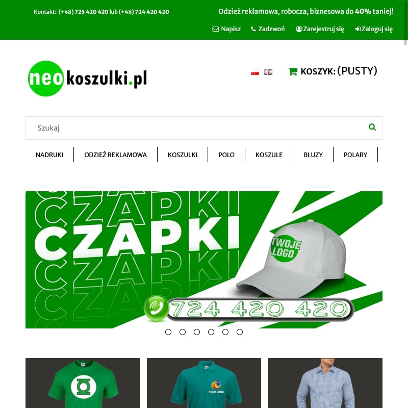 Koszulki jhk z nadrukiem w Warszawie