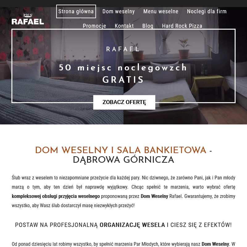 Katowice - kompleksowa obsługa przyjecia weselnego