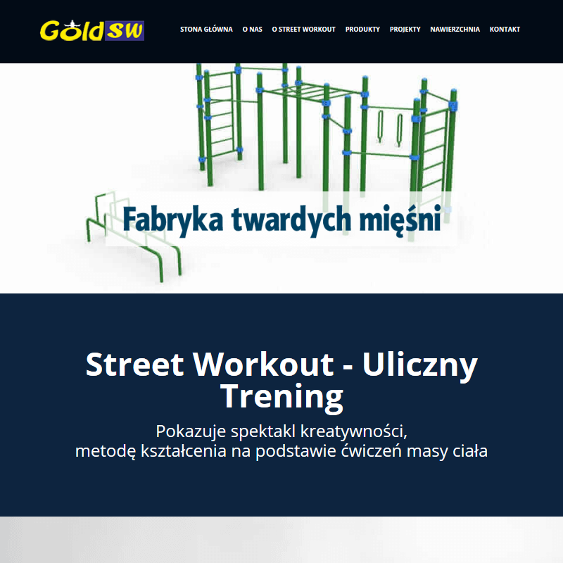 Projekt placu street workout