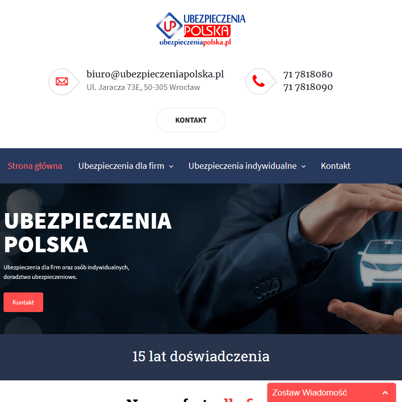 Ubezpieczenie firmy - Wrocław